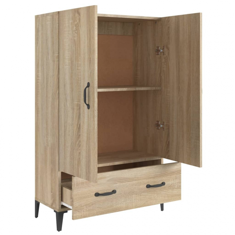 Highboard Sonoma-Eiche 70x31x115 cm Holzwerkstoff