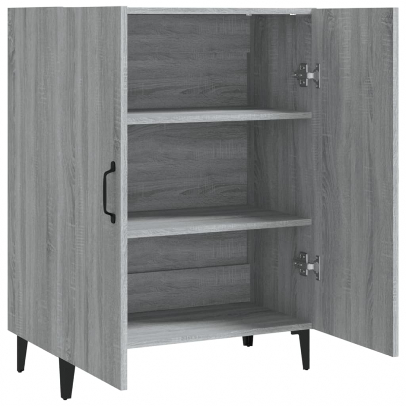 Sideboard Grau Sonoma 70x34x90 cm Holzwerkstoff