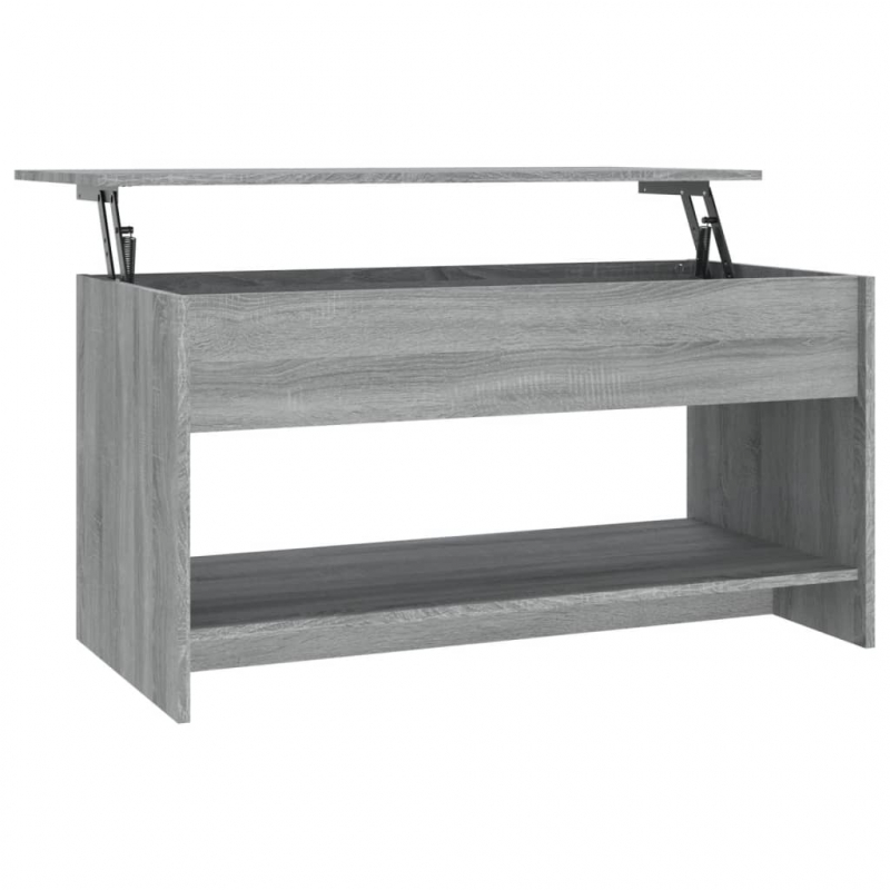 Couchtisch Grau Sonoma 102x50x52,5 cm Holzwerkstoff