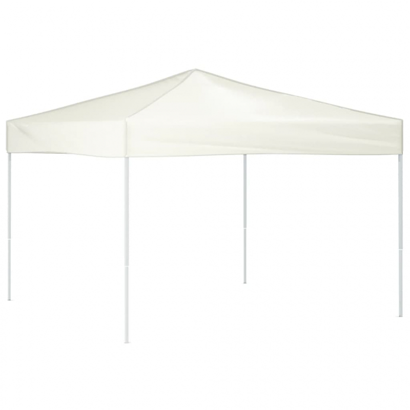 Partyzelt Faltbar Creme 3x3 m