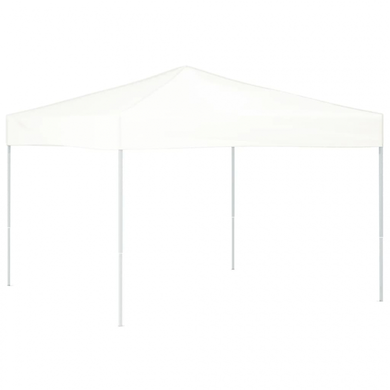 Partyzelt Faltbar Weiß 3x3 m