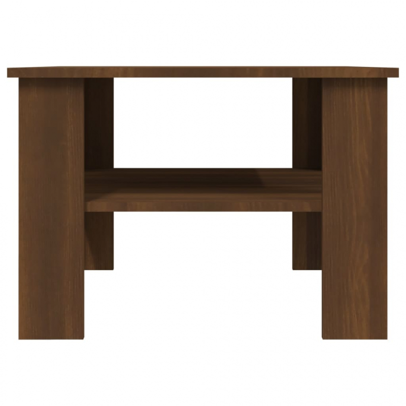 Couchtisch Braun Eichen-Optik 60x60x42 cm Holzwerkstoff