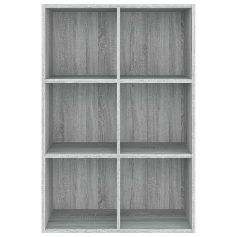 Bücherregal/Sideboard Grau Sonoma 66x30x98 cm Holzwerkstoff