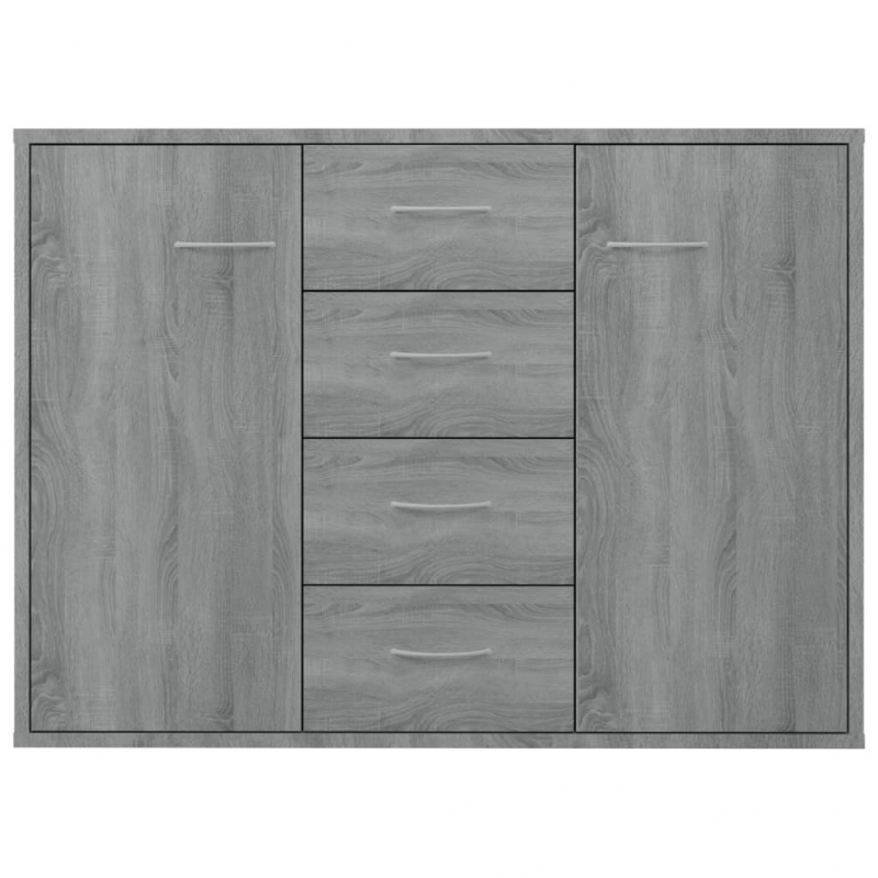Sideboard Grau Sonoma 88x30x65 cm Holzwerkstoff