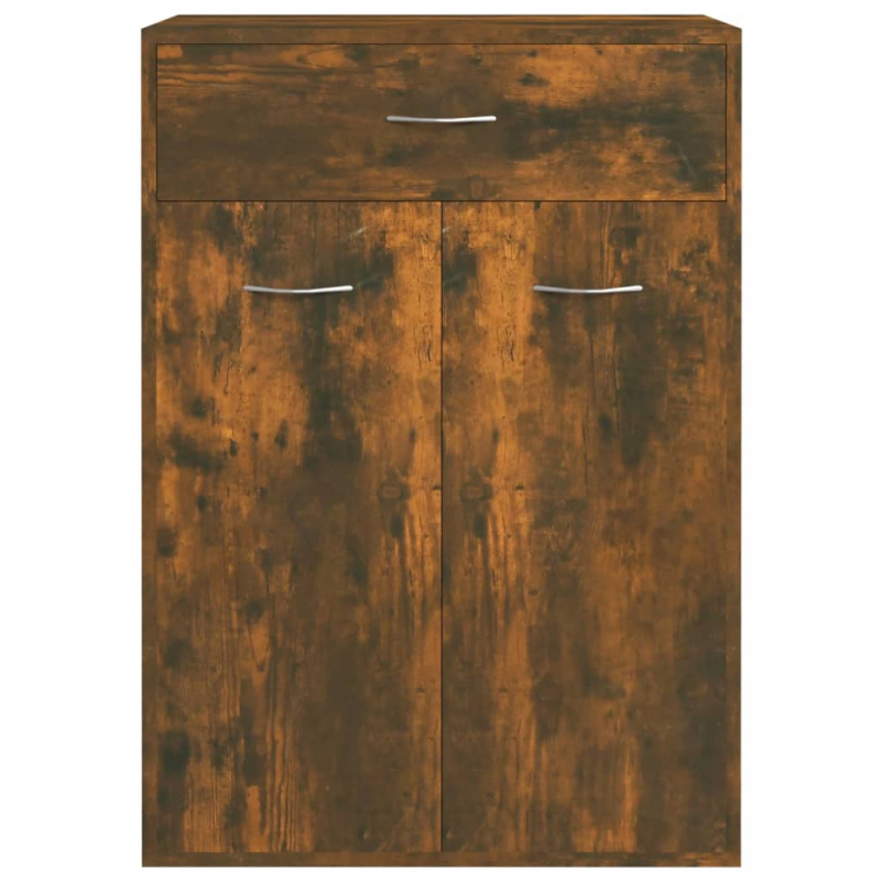 Schuhschrank Räuchereiche 60x35x84 cm Holzwerkstoff