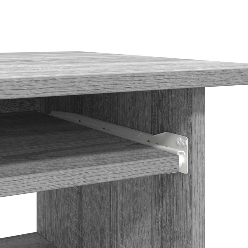 Schreibtisch Grau Sonoma 80x45x74 cm Holzwerkstoff