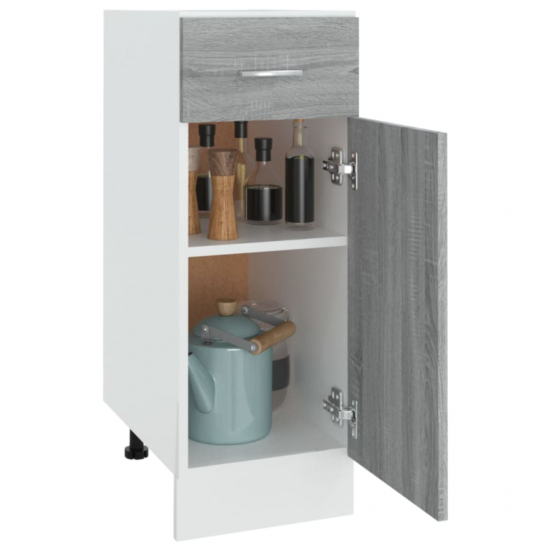 Unterschrank mit Schublade Lyon Grau Sonoma 30x46x81,5 cm