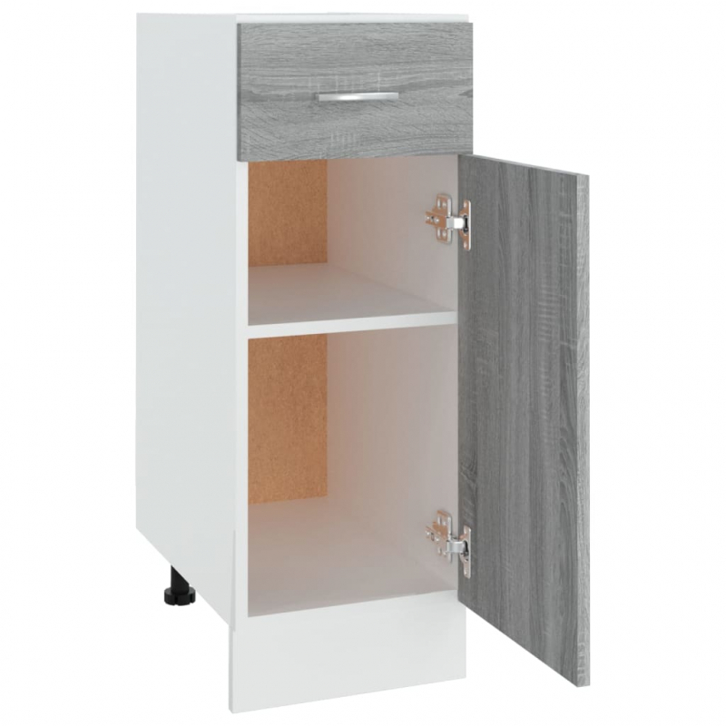Unterschrank mit Schublade Lyon Grau Sonoma 30x46x81,5 cm