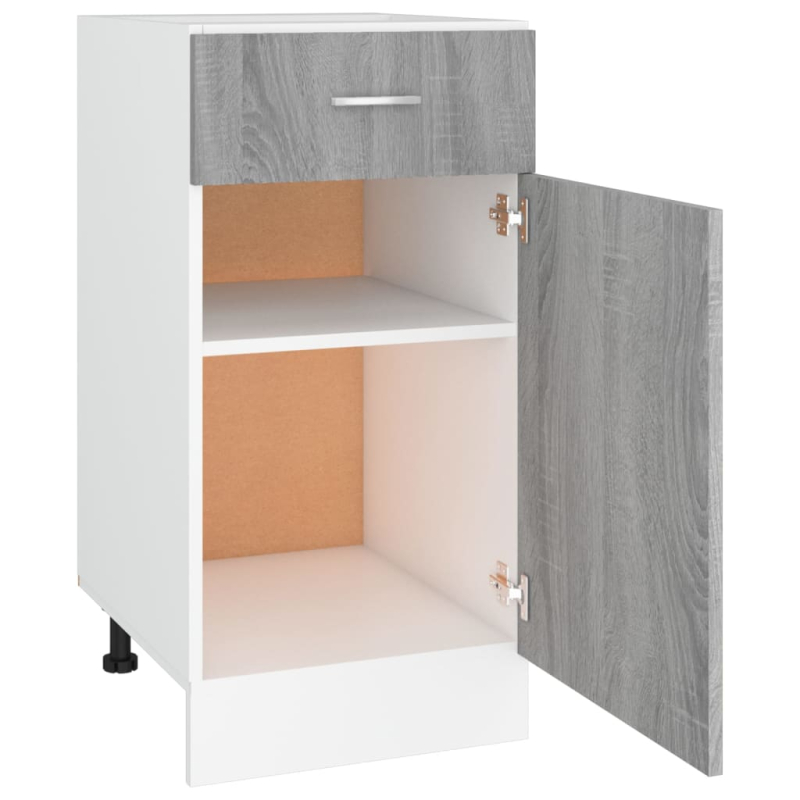 Unterschrank mit Schublade Lyon Grau Sonoma 40x46x81,5 cm