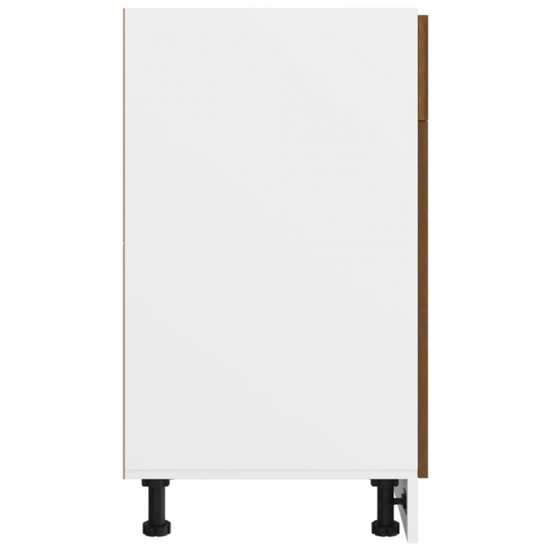 Unterschrank mit Schublade Lyon Braun Eichen-Optik 40x46x81,5 cm