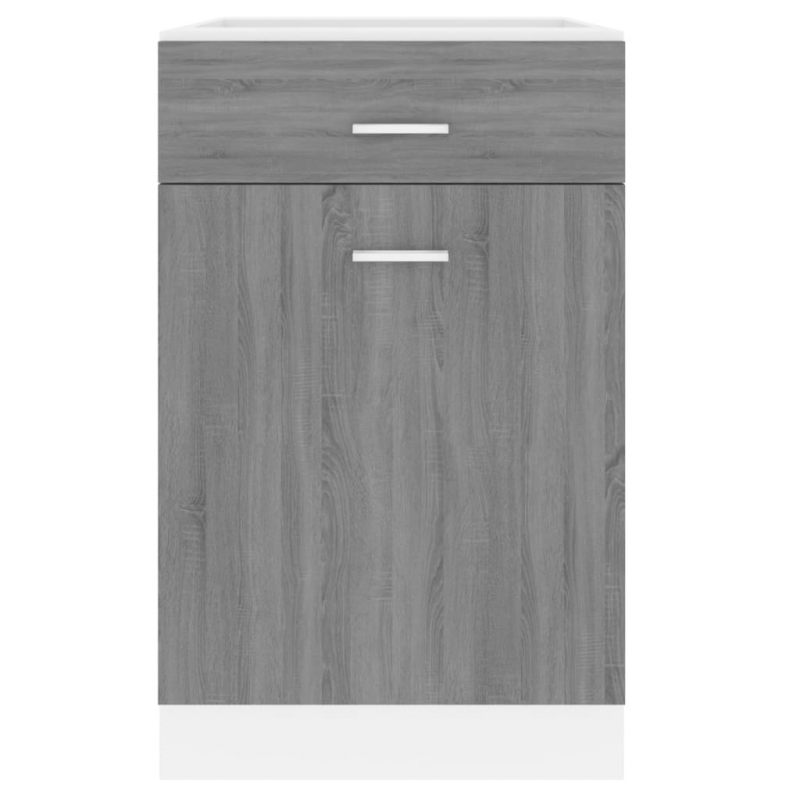 Unterschrank mit Schublade Lyon Grau Sonoma 50x46x81,5 cm