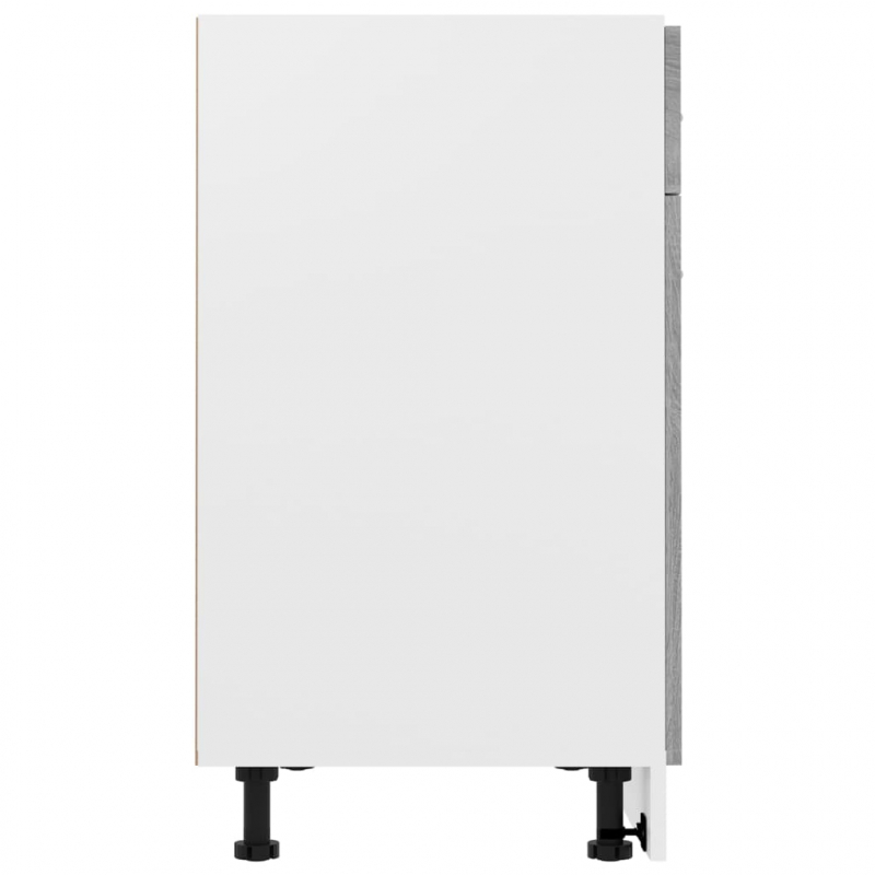 Unterschrank mit Schublade Grau Sonoma 80x46x81,5 cm