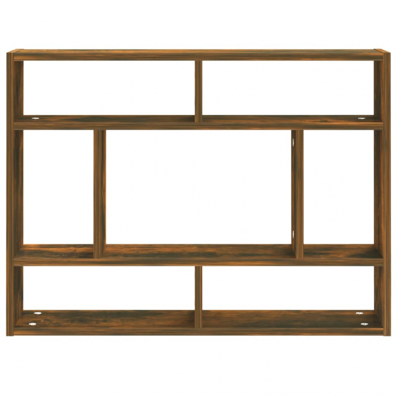 Wandregal Räuchereiche 75x16x55 cm Holzwerkstoff