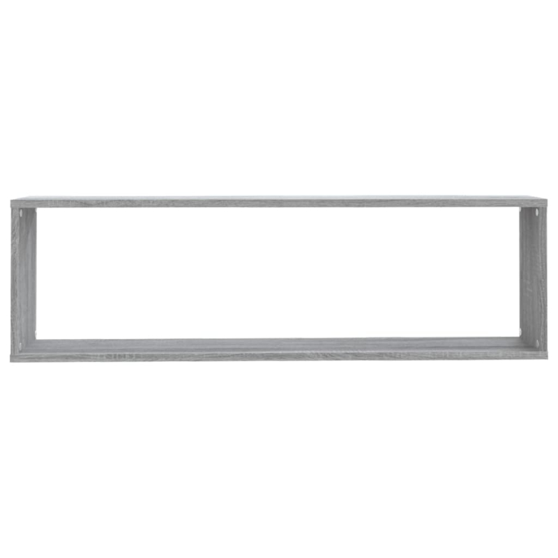 Wandregale 4 Stk. Grau Sonoma 100x15x30 cm Holzwerkstoff