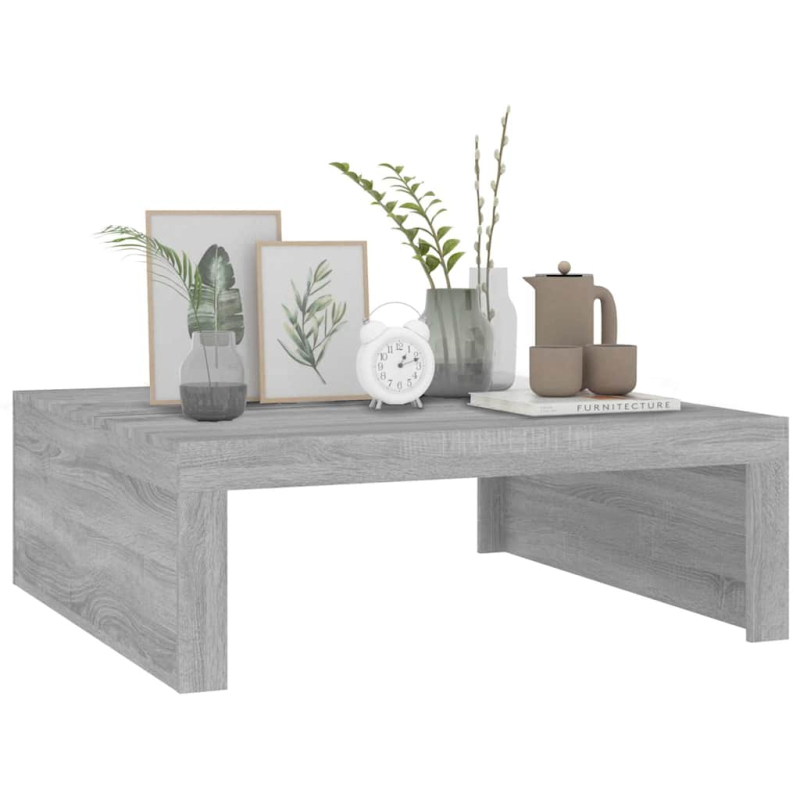 Couchtisch Grau Sonoma 100x100x35 cm Holzwerkstoff