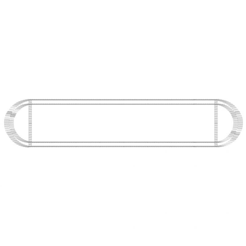 Gabionen-Hochbeet Verzinktes Eisen 500x100x50 cm