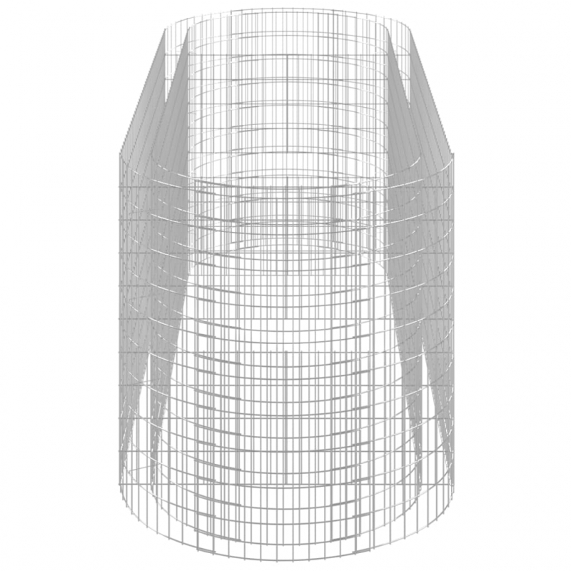Gabionen-Hochbeet Verzinktes Eisen 300x100x100 cm