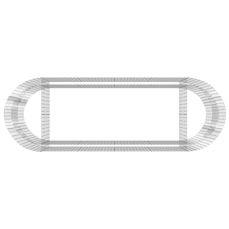 Gabionen-Hochbeet Verzinktes Eisen 300x100x100 cm