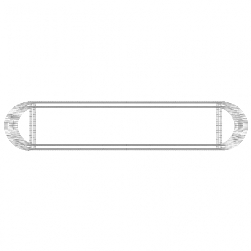 Gabionen-Hochbeet Verzinktes Eisen 500x100x100 cm