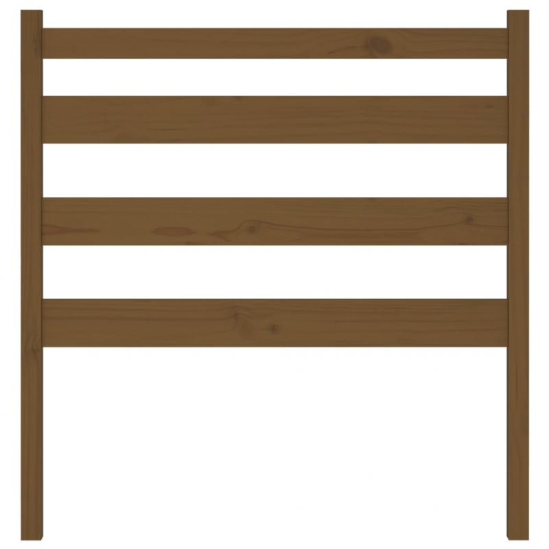 Kopfteil Honigbraun 81x4x100 cm Massivholz Kiefer