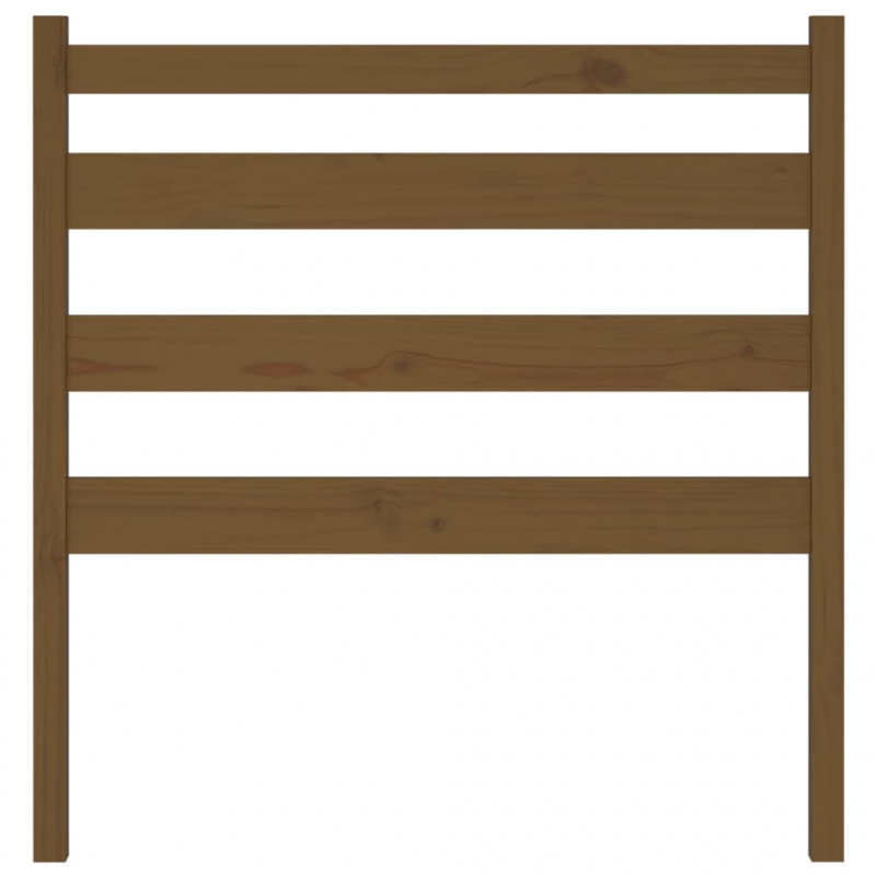 Kopfteil Honigbraun 96x4x100 cm Massivholz Kiefer