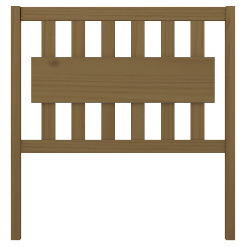 Kopfteil Honigbraun 95,5x4x100 cm Massivholz Kiefer