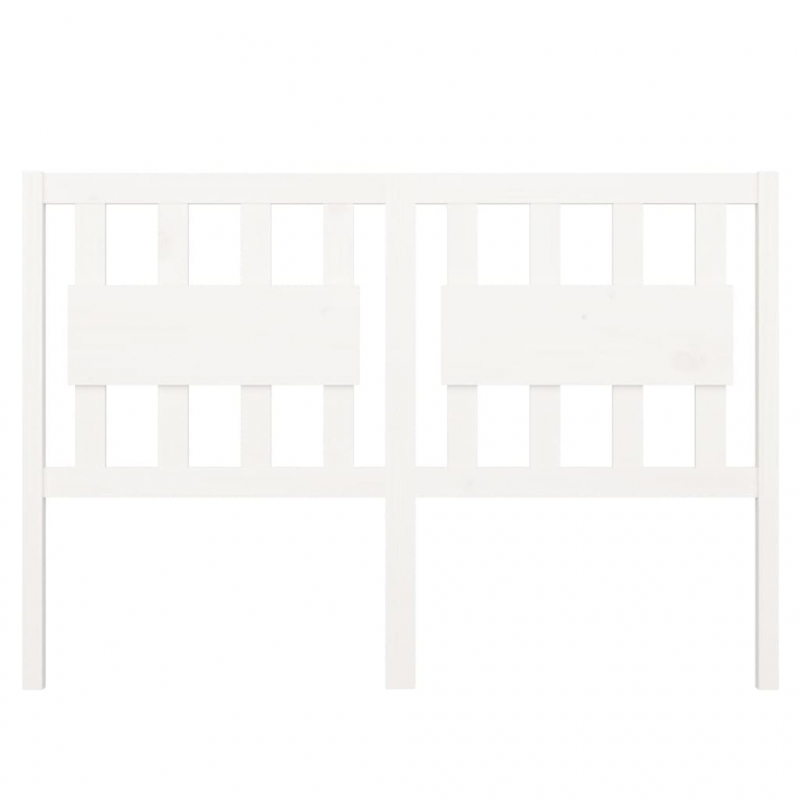 Kopfteil Weiß 140,5x4x100 cm Massivholz Kiefer