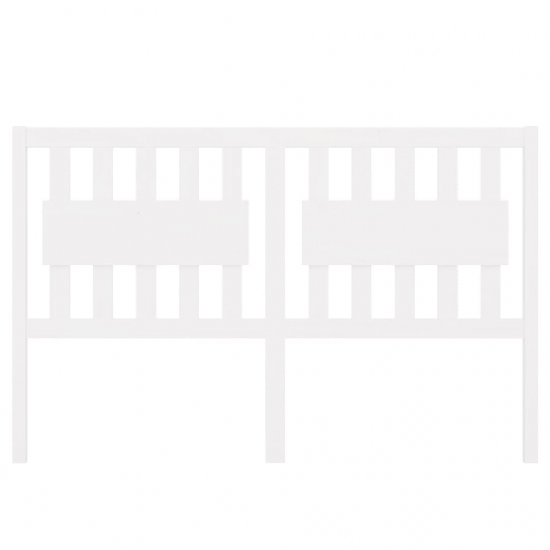 Kopfteil Weiß 155,5x4x100 cm Massivholz Kiefer