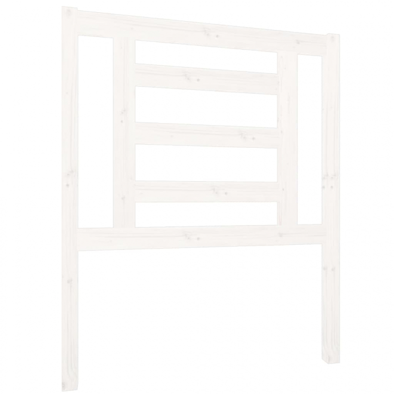 Kopfteil Weiß 81x4x100 cm Massivholz Kiefer