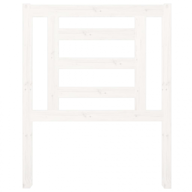 Kopfteil Weiß 81x4x100 cm Massivholz Kiefer