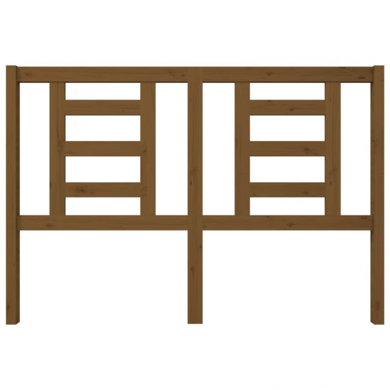 Kopfteil Honigbraun 146x4x100 cm Massivholz Kiefer