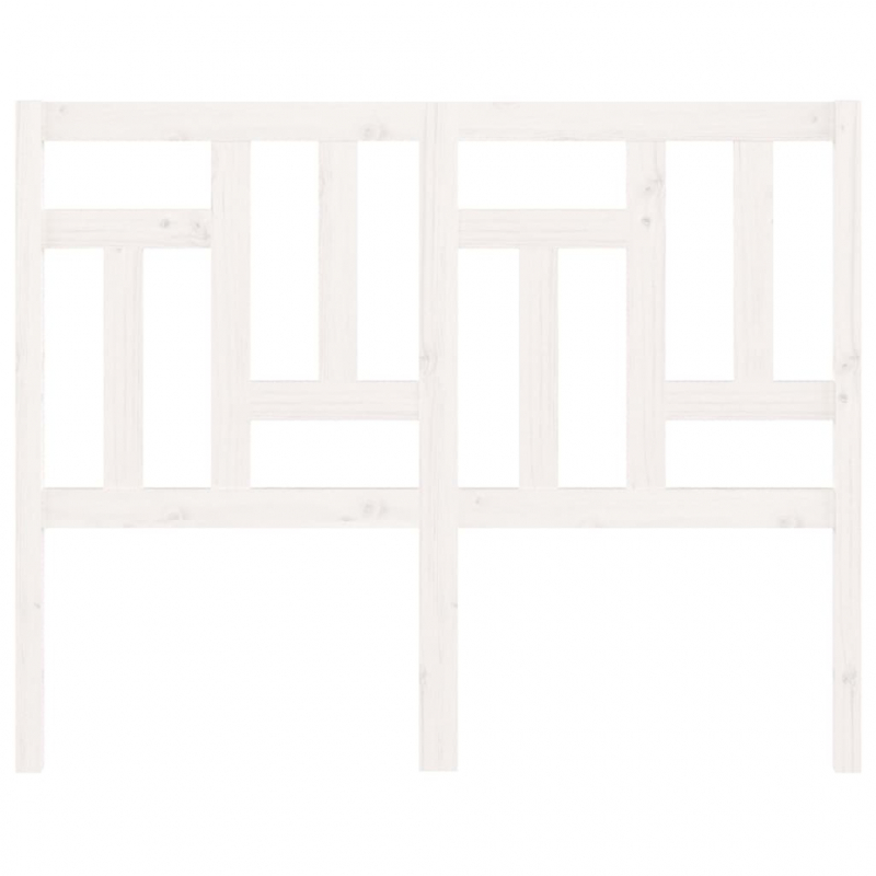 Kopfteil Weiß 145,5x4x100 cm Massivholz Kiefer