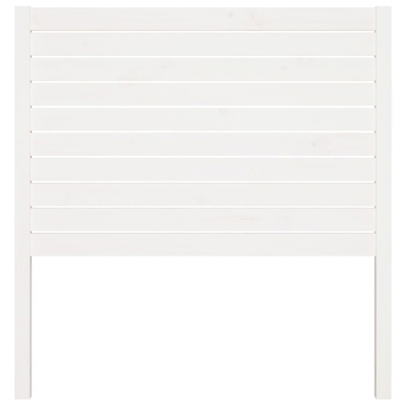 Kopfteil Weiß 81x4x100 cm Massivholz Kiefer