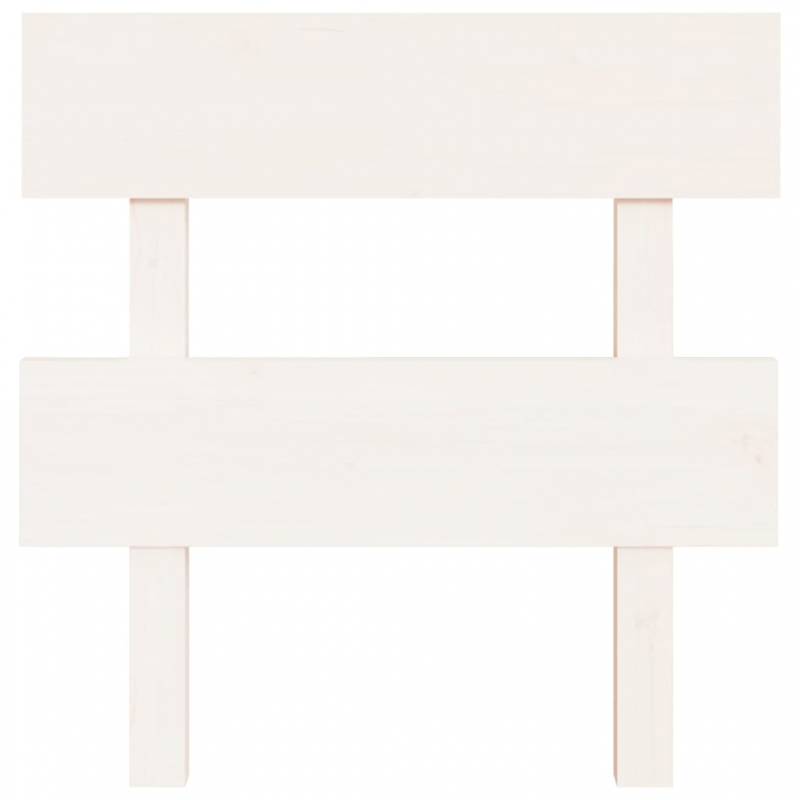 Kopfteil Weiß 93,5x3x81 cm Massivholz Kiefer