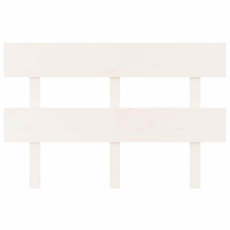 Kopfteil Weiß 124x3x81 cm Massivholz Kiefer