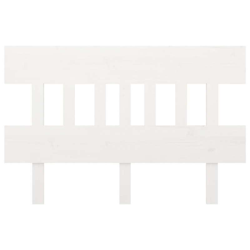 Kopfteil Weiß 123,5x3x81 cm Massivholz Kiefer