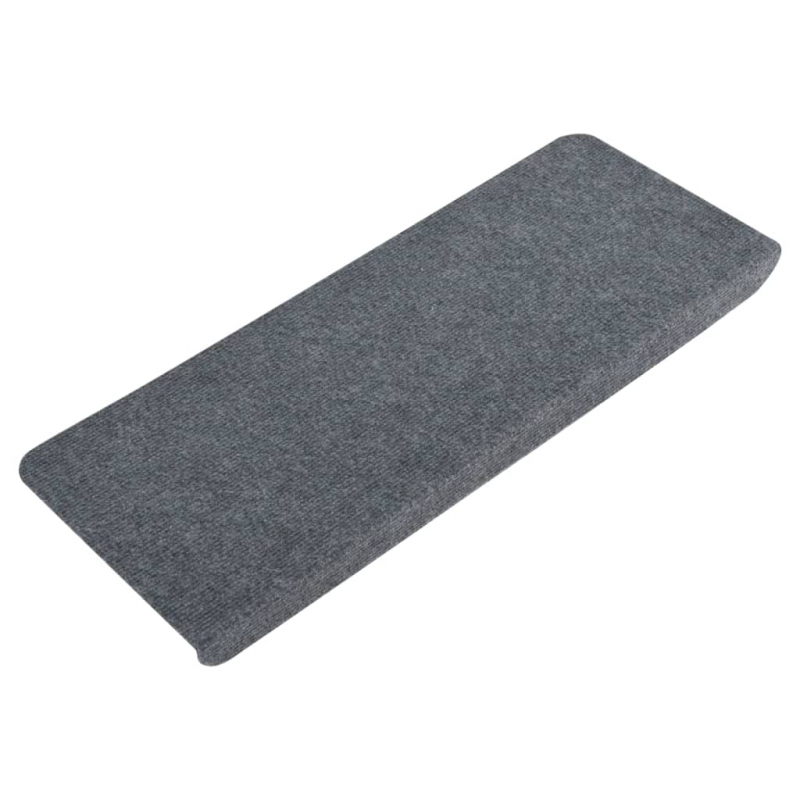 Stufenmatten Selbstklebend 15 Stk. 65x24,5x3,5 cm Grau