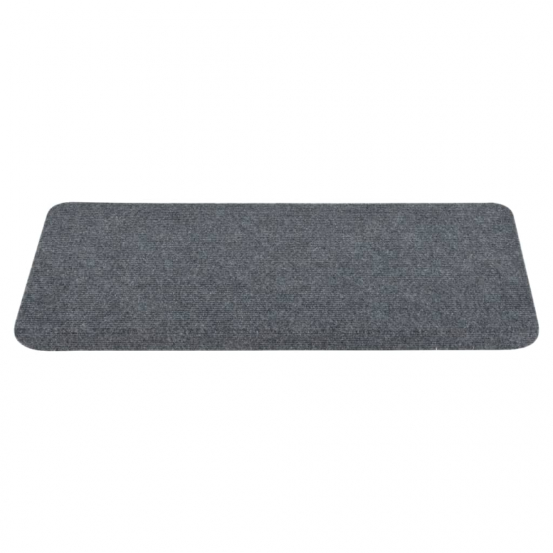 Stufenmatten Selbstklebend 15 Stk. 65x24,5x3,5 cm Grau
