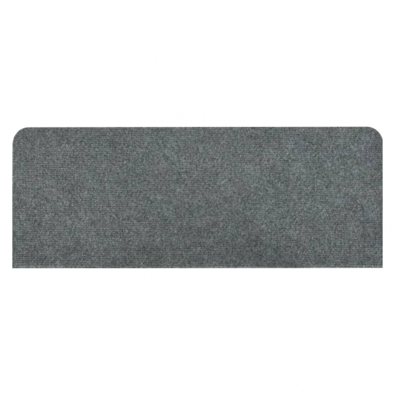 Stufenmatten Selbstklebend 15 Stk. 65x24,5x3,5 cm Grau