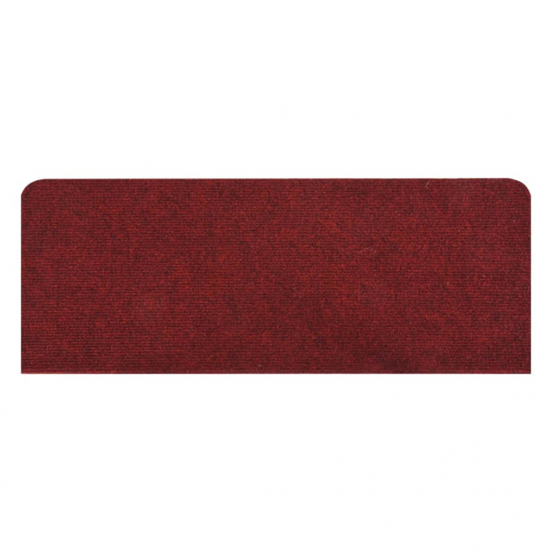 Stufenmatten Selbstklebend 15 Stk. 65x24,5x3,5 cm Rot