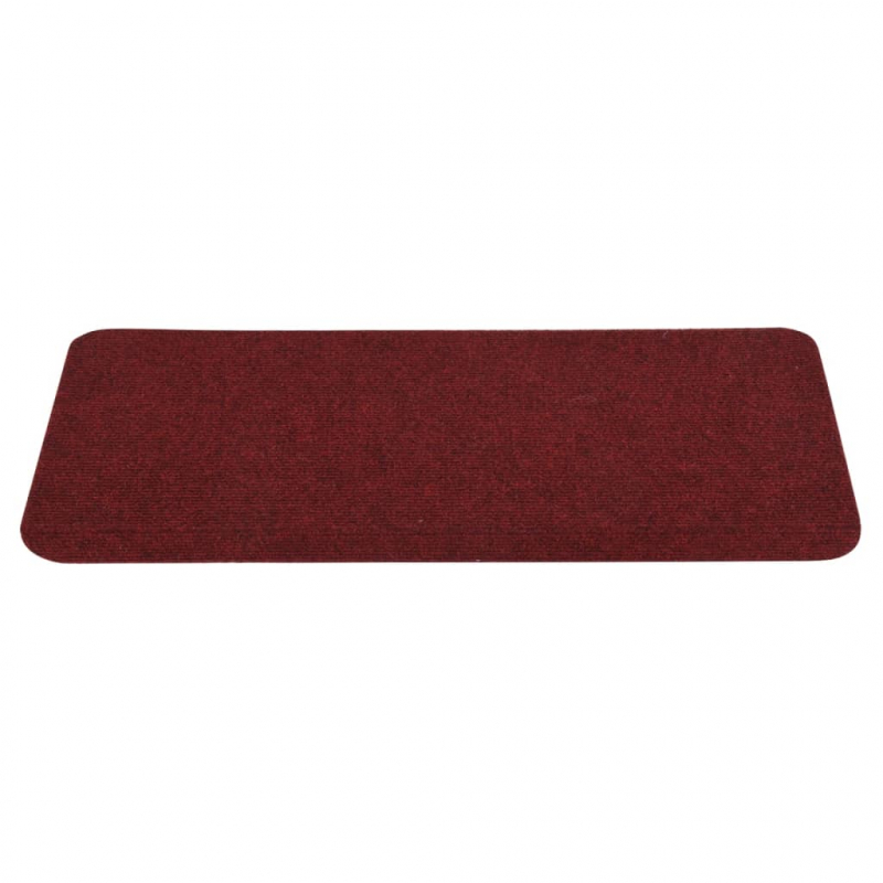 Stufenmatten Selbstklebend 15 Stk. 65x24,5x3,5 cm Rot