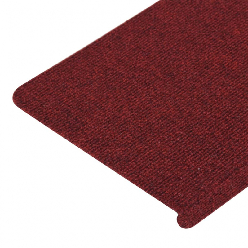 Stufenmatten Selbstklebend 15 Stk. 65x24,5x3,5 cm Rot