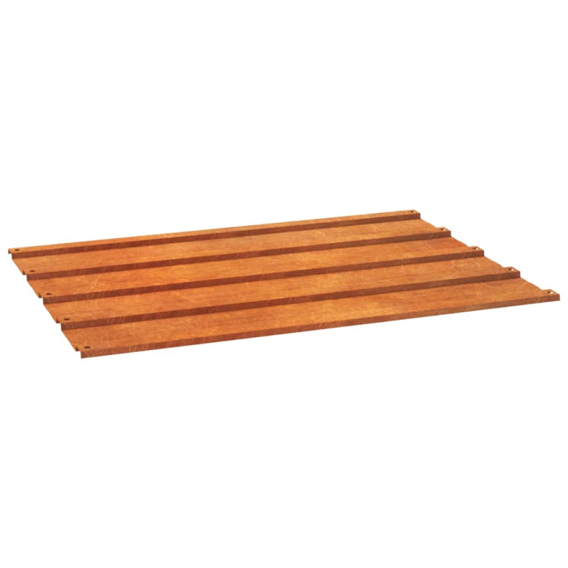 Dachplatten 12 Stk. Rostig 60x44 cm Cortenstahl