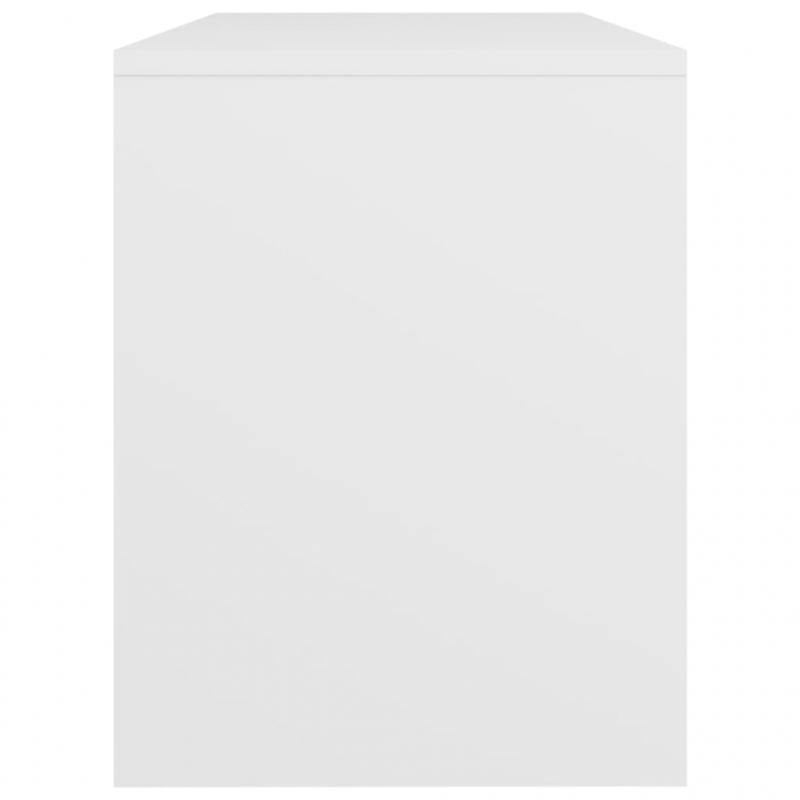 Schminkhocker Weiß 70x35x45 cm Holzwerkstoff