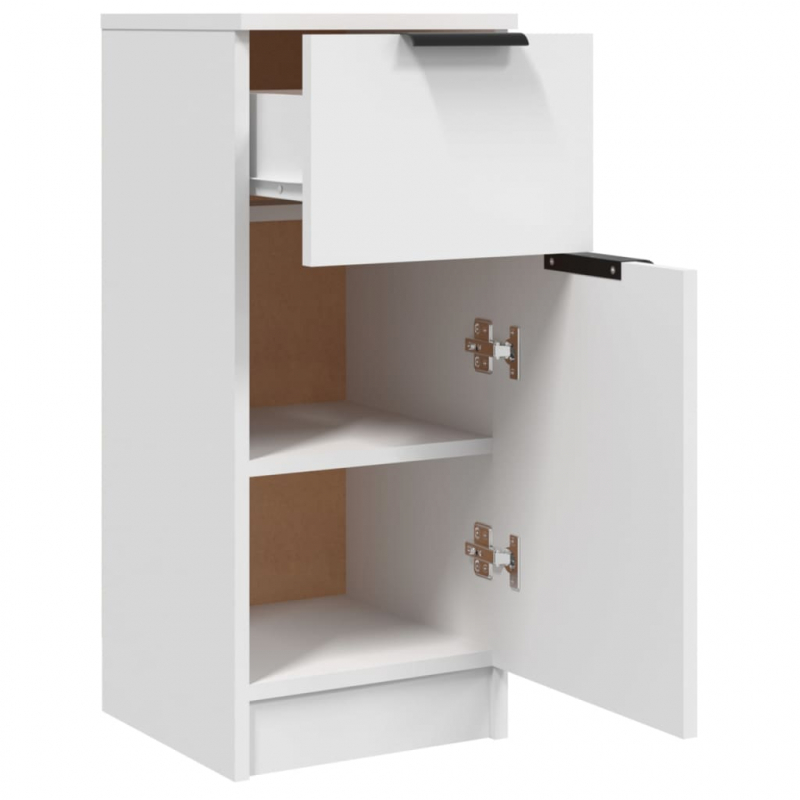 Sideboards 2 Stk. Weiß 30x30x70 cm Holzwerkstoff