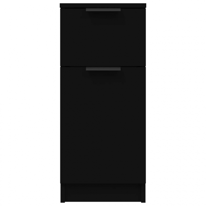 Sideboard Schwarz 30x30x70 cm Holzwerkstoff