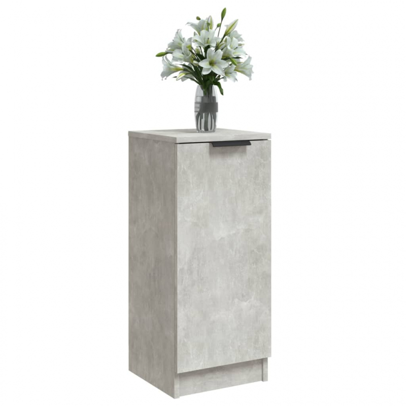 Sideboards 2 Stk. Betongrau 30x30x70 cm Holzwerkstoff