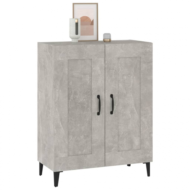 Sideboard Betongrau 69,5x34x90 cm Holzwerkstoff
