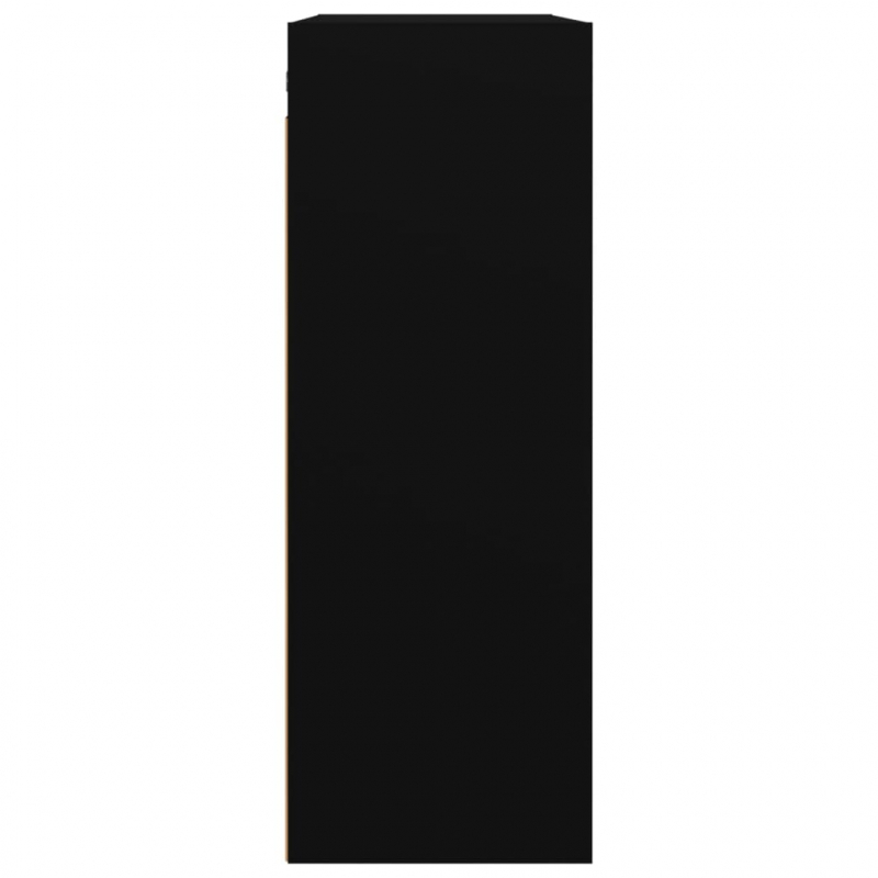 Hängeschrank Schwarz 69,5x32,5x90 cm