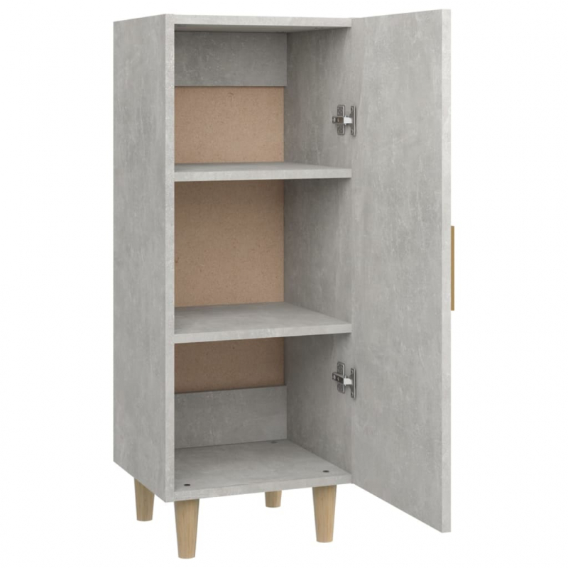 Sideboard Betongrau 34,5x34x90 cm Holzwerkstoff